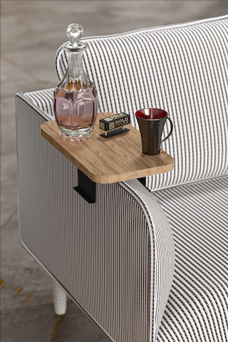 Yan Sehpa Ayarlanabilir Tepsi Dikdörtgen Dekoratif Modern Yatay