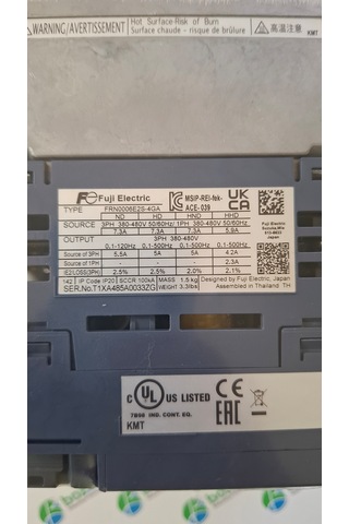 Fuji Frenic-ace Frn0006e2s-4ga 1.5/2.2kw Sürücü 1.5/2.2 Kw 7/8,5 A Mono Phase Drıver