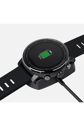 Ally Amazfit 2,2S Stratos A1609 Akıllı Saat Için Şarj Kablosu-Siyah