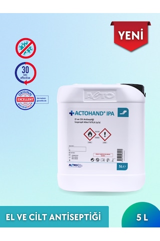 Acto Actohand Ipa El Ve Cilt Antiseptiği 5 L