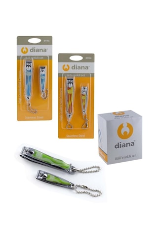 Diana 2 Li Renkli Vakumlu Tırnak Makası Evimdeyokyok Diana 2 Li Renkli Vakumlu Tırnak Makası Evimdeyokyok