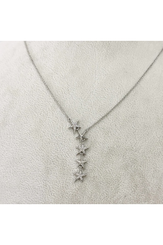 Star Y Kolye Silver Gold