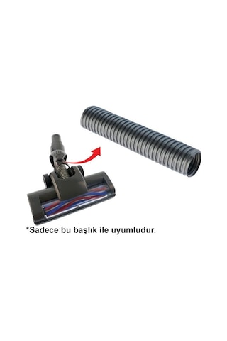 Srfn Ticaret Kiwi Kvc 4040 Uyumlu Süpürge Emici Başlık Ara Hortum - 1 Adet
