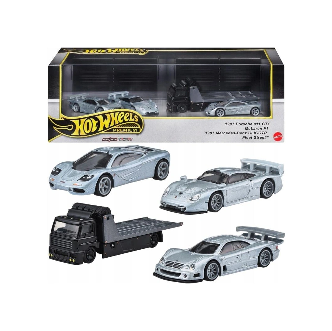 Hot Wheels Premium Fleet Street Set - 1997 Efsaneleri Bir Arada