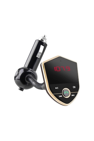 Ebitda Bluetooth Fm Transmitter, Kablosuz Radyo Adaptörü, Müzik Çal, Eller Serbest, 2 Usb Şarj, Fm Verici, Araç İçi, 53047272