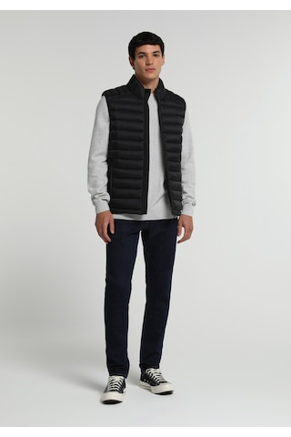 Colin's Colins Slim Fit Dik Yaka Fermuarlı Astarlı Erkek Siyah Yelek Cl1082936 Q1.v1 Blk