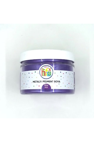 Epoksi Reçine Metalik Sedefli Pigment Toz Boya Mor Renk 50 Gr