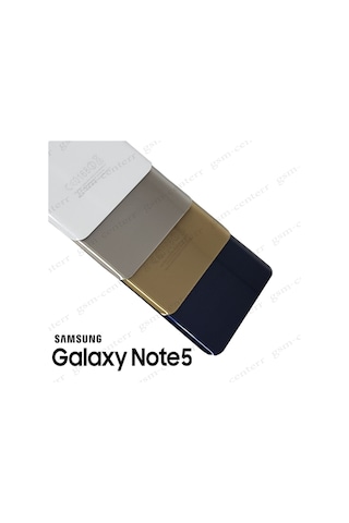 Samsung Uyumlu Galaxy Note 5 N920 Arka Kapak Pil Kapağı Cam + B7000 15Ml