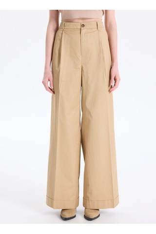 Lauren Ralph Lauren Camel Kadın %100 Pamuk Pantolon 200970940