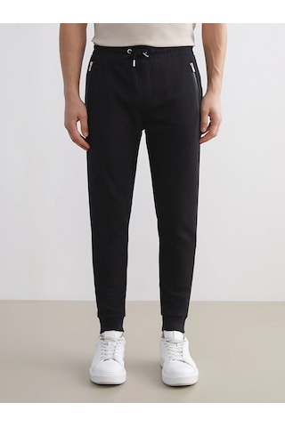 LC Waikiki Lcwaıkıkı Classic Siyah Kalın Erkek Jogger Eşofman Altı New Blakız Çocuk