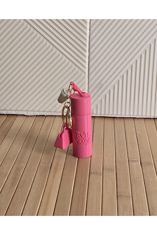 Şeytan Moda Giyer Modeli Ruj Kutusu Şeklinde Anahtarlık Charm Pembe Şeytan Moda Giyer Modeli Ruj Kutusu Şeklinde Anahtarlık Charm Pembe