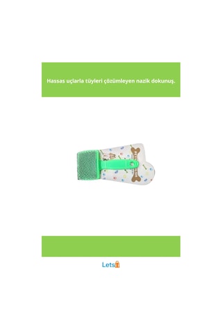Mikopet Deluxe Yumuşak Dokulu Evcil Hayvan Tarağı Kedi, Köpek, Tavşan İçin
