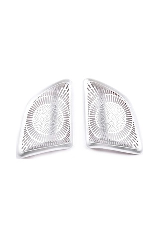 Mercedesbenz Gle İçin Uyumlu Gls Sınıf W167 X167 Alüminyum Alaşım Araba Kapısı Ses Hoparlör Tweeters Kapak Trim Aksesuarları