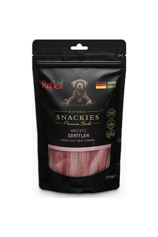 Reflex Snackies Keçi Etli Şeritler 170 G