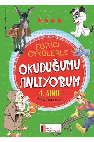 4. Sınıf Okula Yardımcı Eğitici Okuduğumu Anlıyorum - Dikkat Ve Zeka Gelişimi - 10 Lu Hikaye Seti 3
