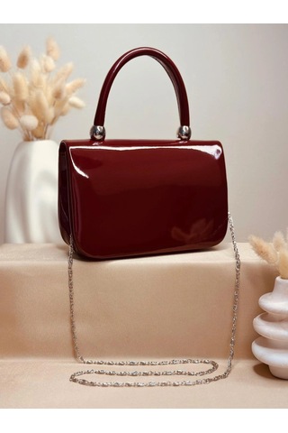 Elora Atelier Elora Gloss Bordo Çanta Çok Renkli