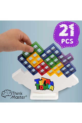 Thinkmaster Tetra Kule Denge Oyuncağı Eğitici Kutu Oyuncak Tetris Kule Tetra Tower