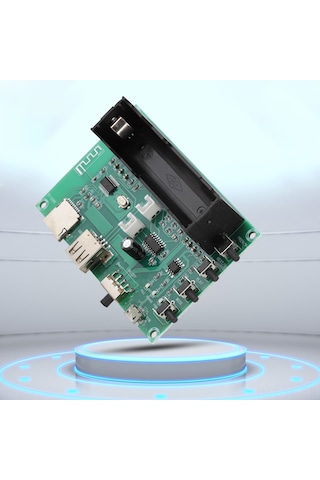 Vkemall 5w+5w Pam8403 Çift Kanal Bluetooth Dijital Güç Amfi Kartı, 20m Uzaklıkta, 5v Girişi, Pil Dahil Değil