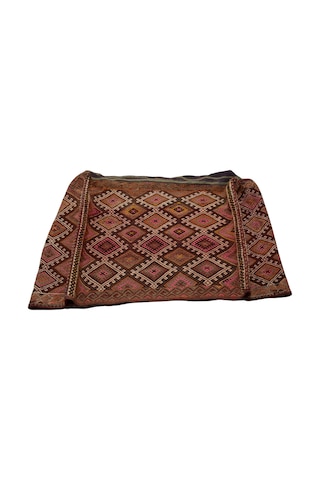 Zehra Abla Halı Antika El Dokuma Büyük Boy Kağızman Nadir Beşik Yün Kilim 6956 Çok Renkli
