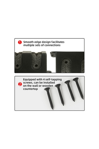 Xindoker Mavi Evac Malzeme Garaj Kapısı İçin 6 Adet Olta Tutabilir Duvar Kurulu Depolama Rakuru