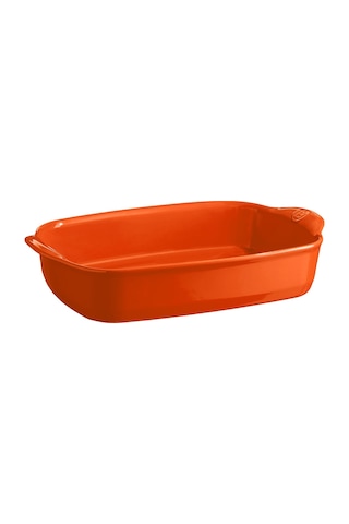 Emile Henry Tart Börek Fırın Kabı Dikdörtgen 36,5 X 23,5 Cm Turuncu/toscane Turuncu