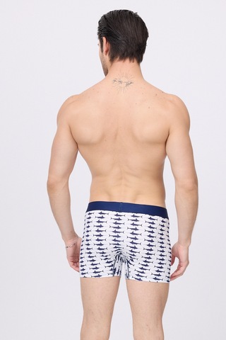 L'espadon Maritime Elite Erkek Boxer Şort -3094 Beyaz