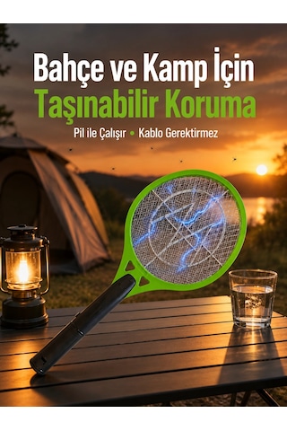 Mey İthalat Taşınabilir Elektronik Sinek Kovucu Balkon, Bahçe Ve Kamp İçin İdeal Yeni Nesil