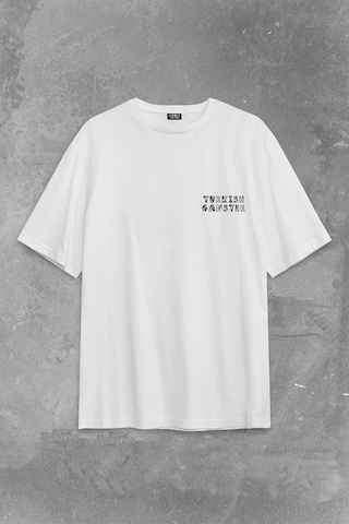 Turkish Ganster El Mafia Mafya Temalı Sırt Ön Baskılı Oversize Tişört Unisex T-shirt 001