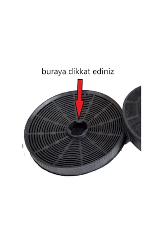 Termikel Oval Aspiratör Davlumbaz 15.5 Cm Karbon Filtre Seti - 532376799 Uyumlu