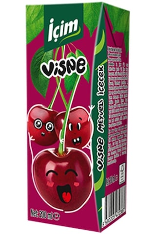 İçim Vişne Aromalı Meyve Suyu 200 Ml X 27 Adet