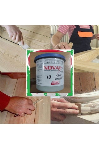 Novax Ahşap Tamir Macunu Ceviz 200 Gram 1 Adet Türk Malı