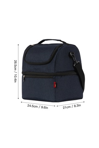 Tongxida Mavi Isı Yalıtlı Soğutma Çantası, Piknik Ve Manav İçin, Elleden Taşınabilir Mavi