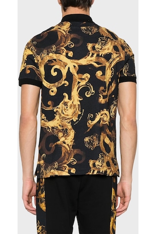 Versace Jeans Couture Erkek Polo Yaka T Shirt 76gag6s0 Js286 G89 Siyah-gold Siyah-gold Siyah - Altın