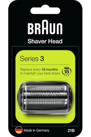 Braun Series 3 21B Tıraş Makinesi Yedek Başlığı - Siyah