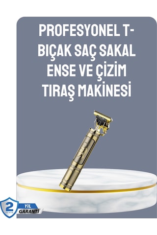 Lcd Ekranlı Şarjlı Tıraş Makinesi Erkek Saç Sakal Kesme