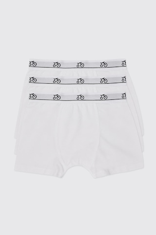 Panço Erkek Çocuk 3'lü Beyaz Boxer Seti 2602bk14001
