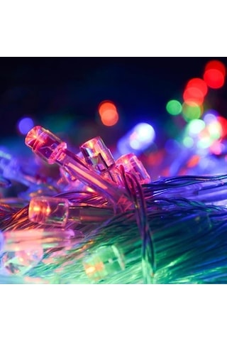 Ithınk Led Işık Zinciri 100 Led 10 Metre 8 Fonksiyon Renkli Işık Diğer