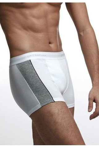 Çift Kaplan 850 Erkek Biyeli Elastanlı Boxer