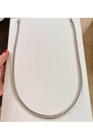 Gns Aksesuar Balık Sırtı Çelik Erkek Yada Kadın Unisex Zincir Trend Kolye