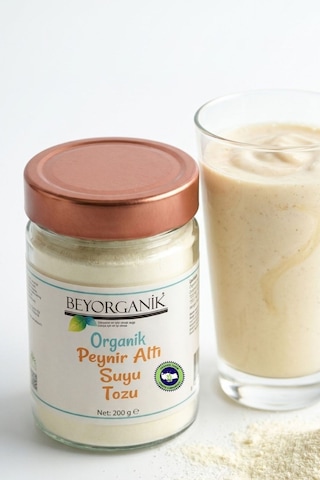 Beyorganik Pestisit Analizli Organik Peynir Altı Suyu Tozu 200 G