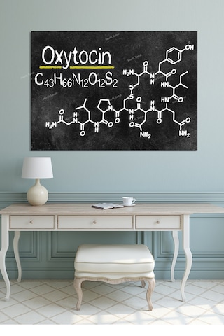 Grabovoi Oksitosin Oxytocin Kutsal Geometri Yaşam Çiçeği Tablo 70 x 50