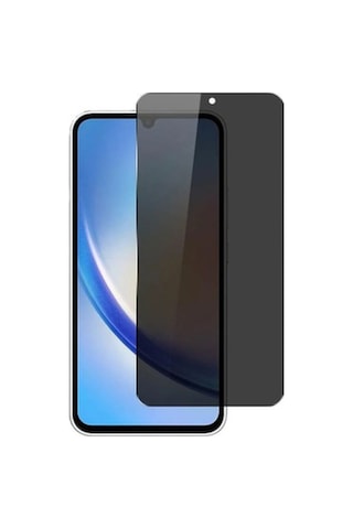 Logis Samsung Galaxy Uyumlu A35 Antistatik Tam Kaplayan Hayalet Ekran Koruyucu Cam