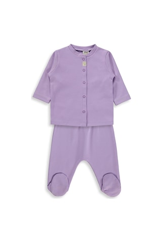 Civil Baby Düz 1-6 Ay Pijama Takımı - Lila