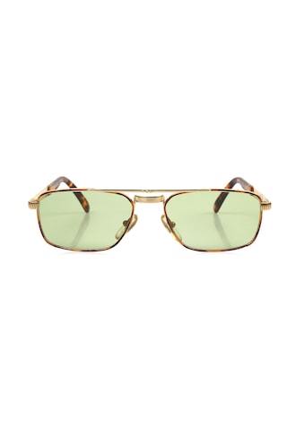 Vintage Çerçeve Soft Yeşil Camlı Unisex Güneş Gözlüğü