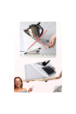 Thermomix Tm6 Ve Tm5 İçin Ahşap Kaydırıcı, Slider, Stand