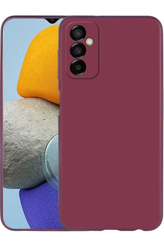 Zore Galaxy Uyumlu M23 Kılıf Premier Silikon Kapak - Kırmızı Kirmizi