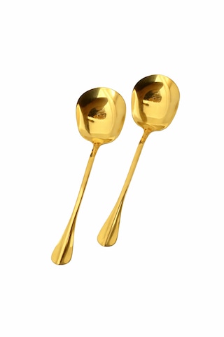 Gold Renk Servis Maşası Ve Kaşık Seti 5 Parça Salata, Makarna Ve Servis Kaşığı Seti Şık Sunum Seti 1 Ley Maison Gold Renk Servis Maşası Ve Kaşık Seti 5 Parça Salata, Makarna Ve Servis Kaşığı Seti Şık Sunum Seti