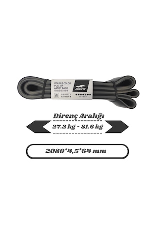 Joinfit Direnç Lastiği Ve Egzersiz Bandı Strong - Siyah