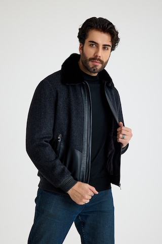 Franko Armondi Klasik Erkek Deri Ceket E50-kd-2900-24143 Siyah