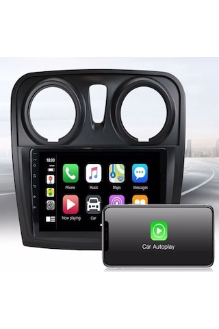 Dacıa Sandero | 2013-2017 | 2+32gb | Androıd Multimedya Car Play Ve Androıd Auto Özellikli